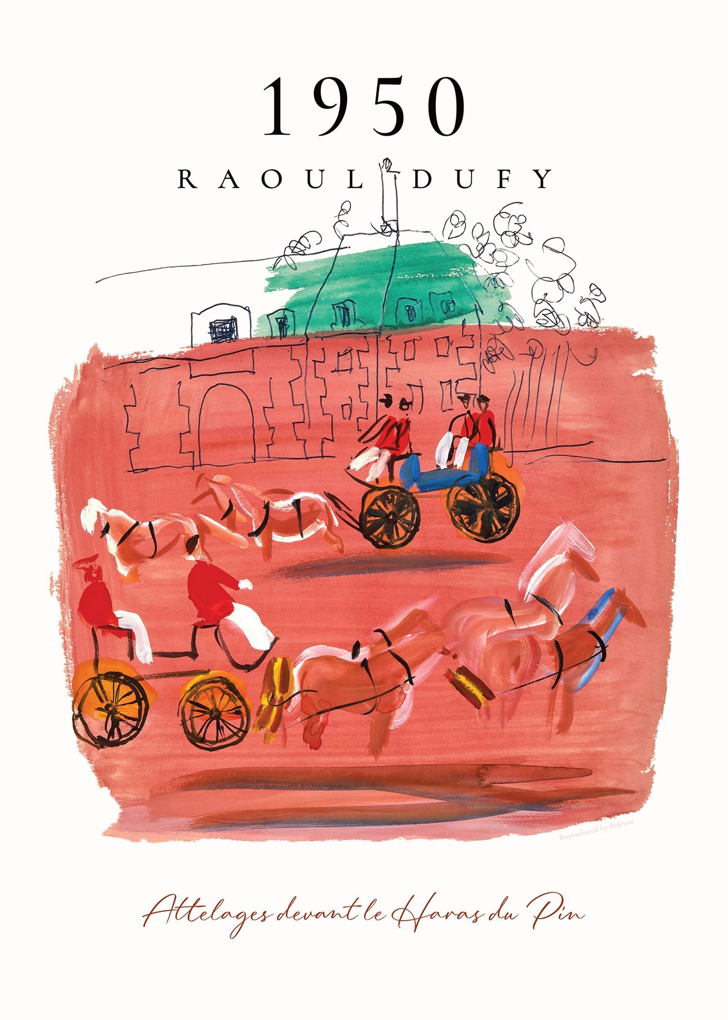 Front hitches of the Haras du Pin