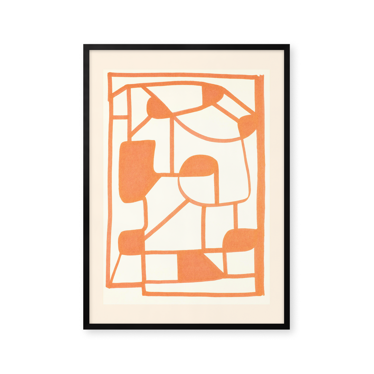 Curly Lines – Orange