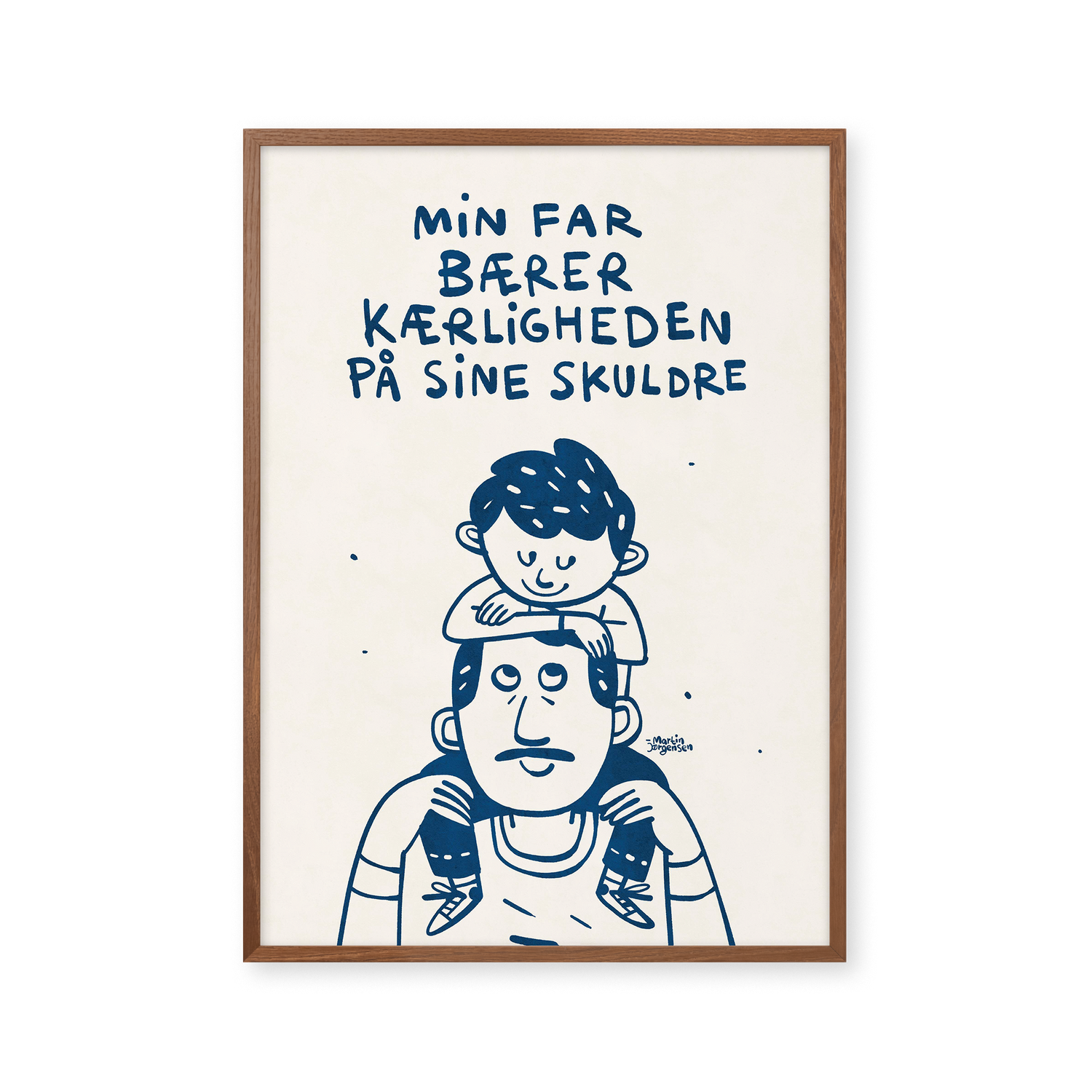 Fars skuldre