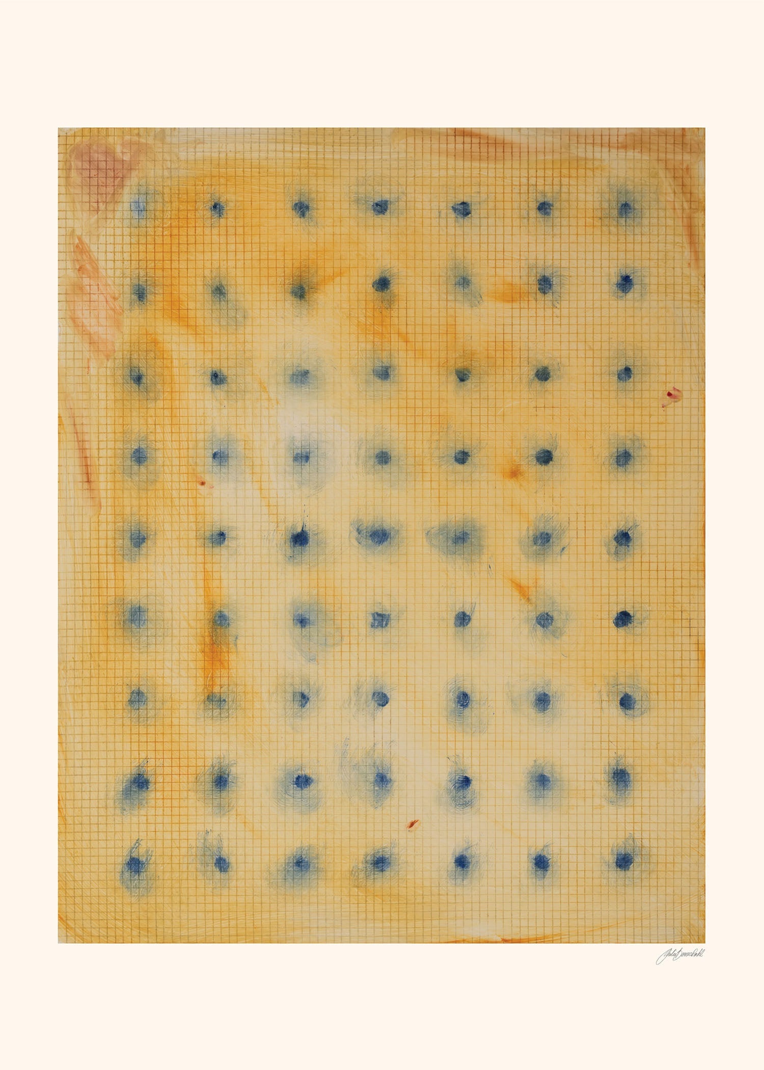 Monotype – Blue Dots