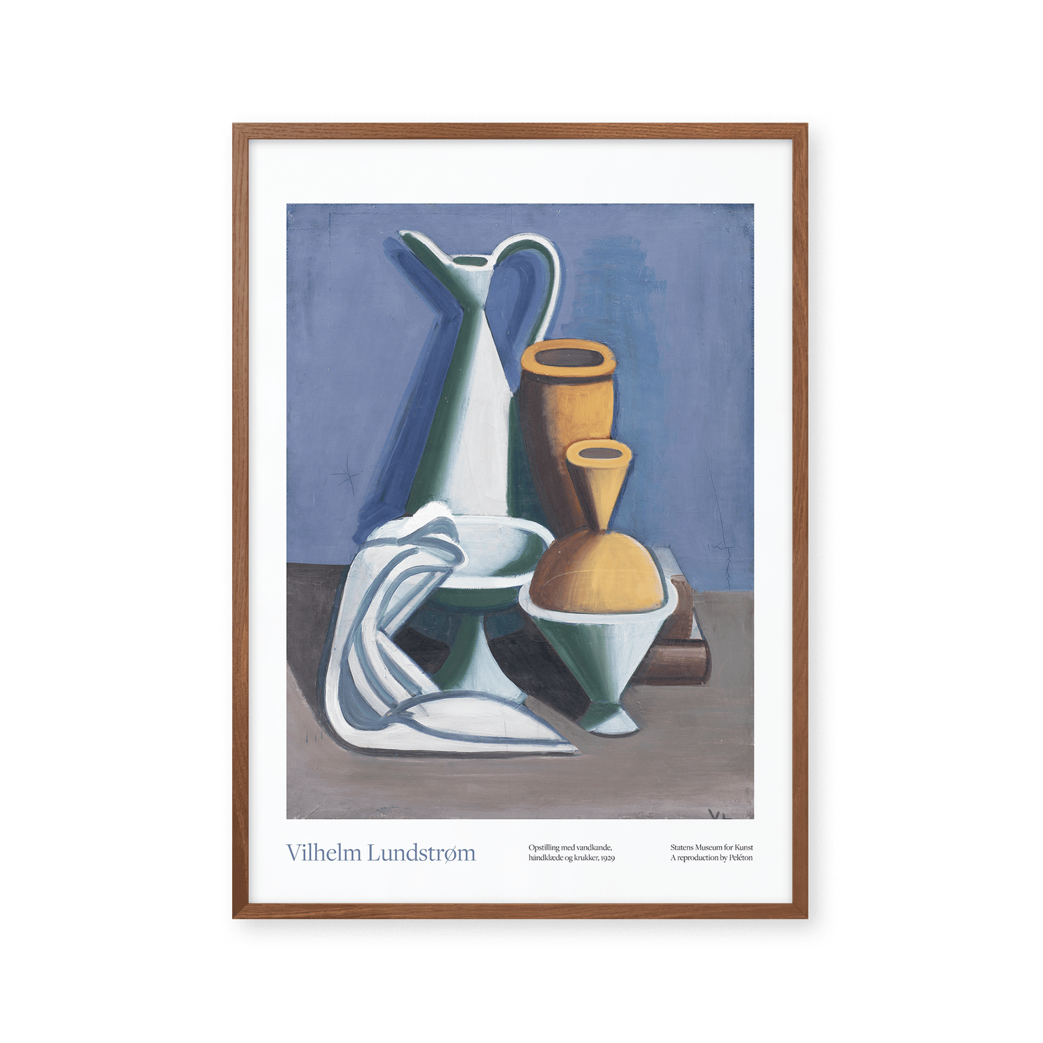 Setup with watering can, towel, and jar