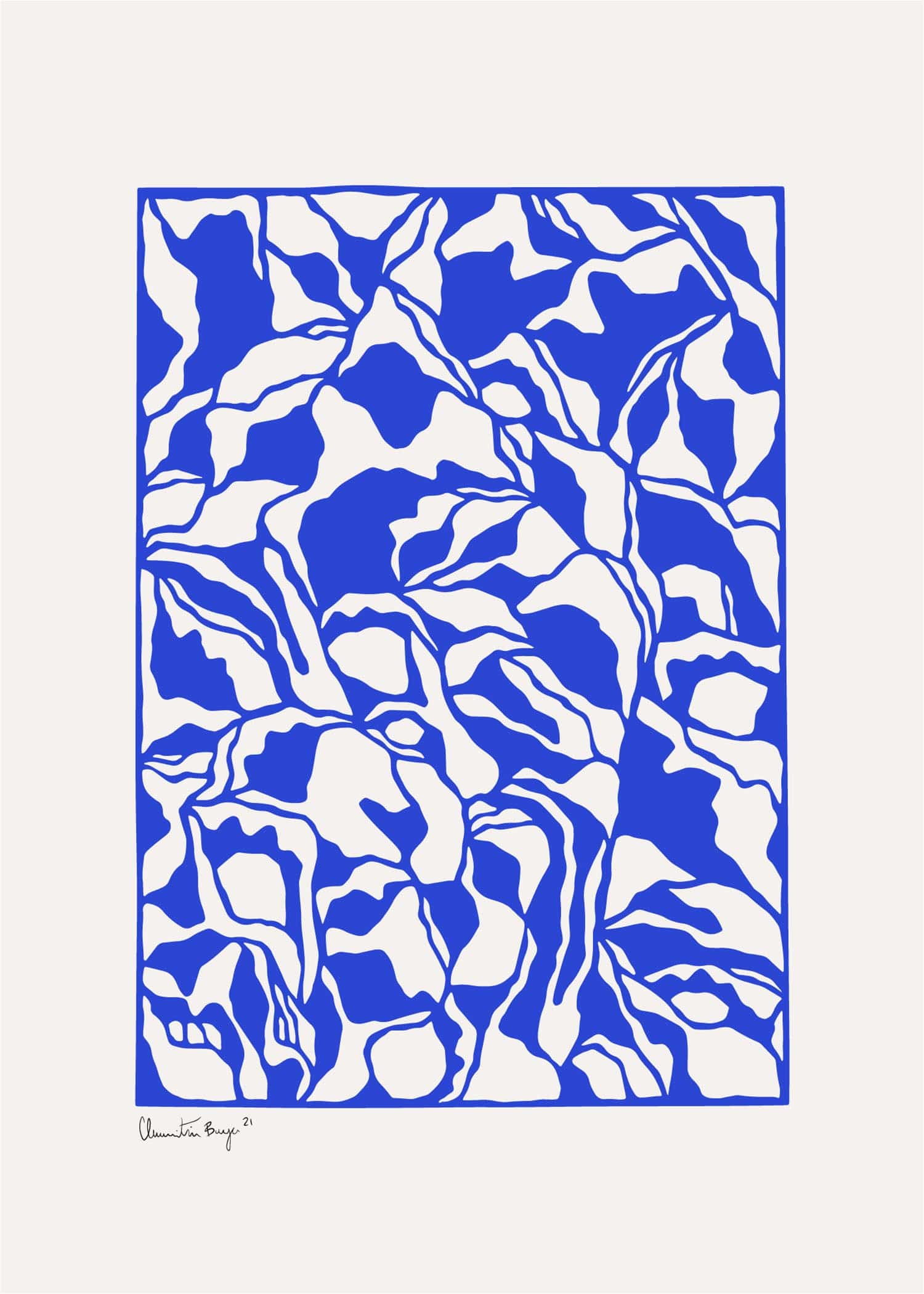 Papercut 03 - Blue