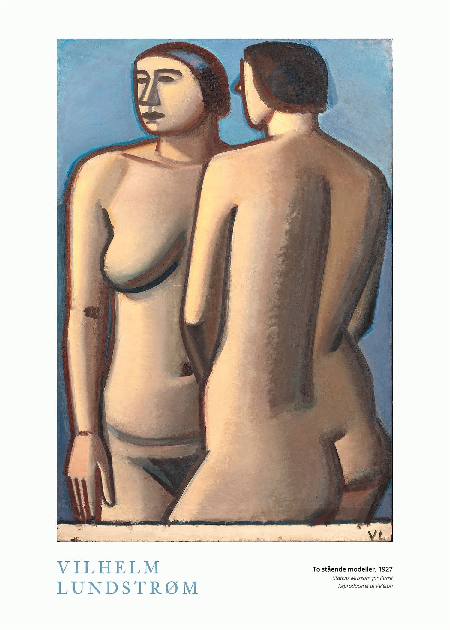 To stående modeller