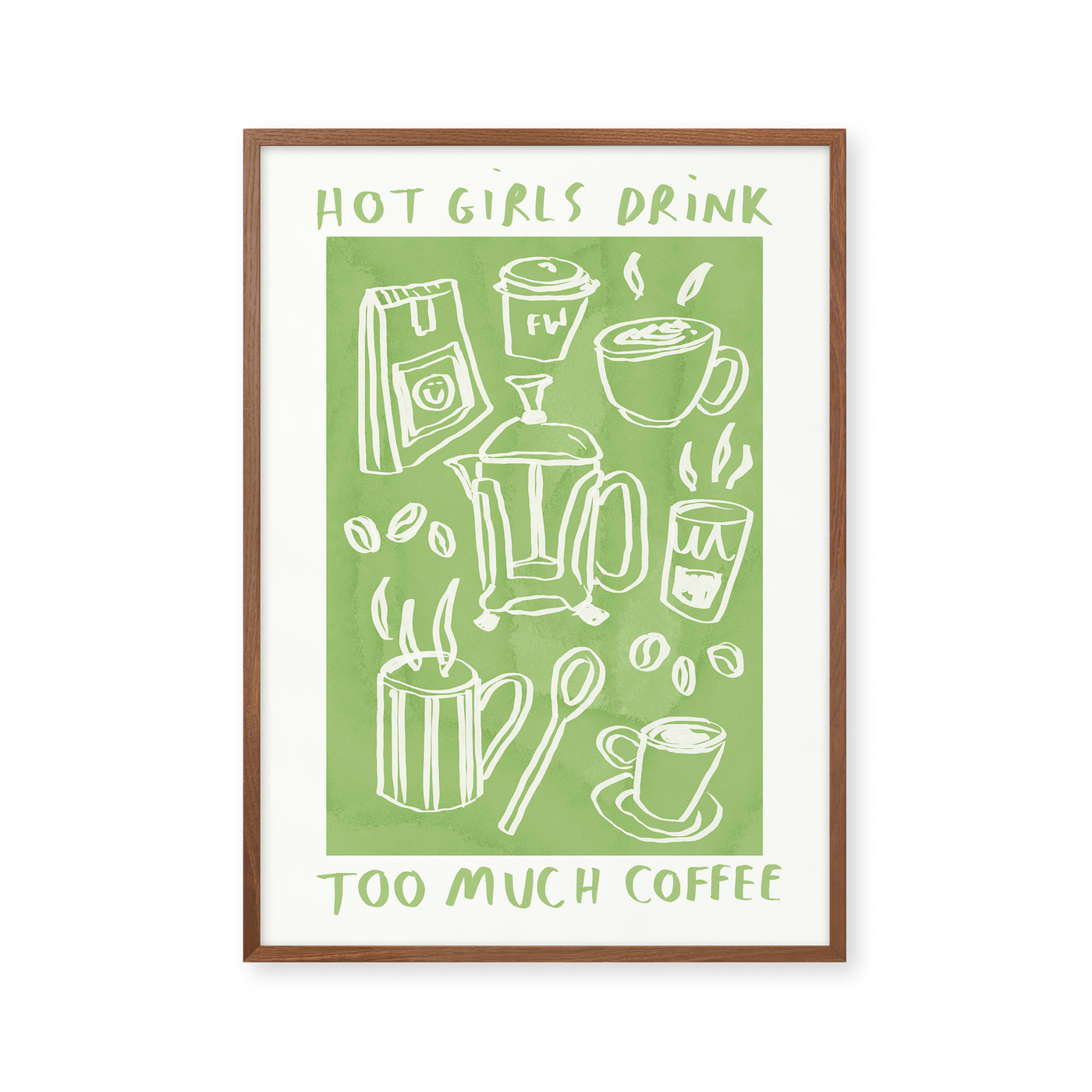 Hot Girls Drink Coffee