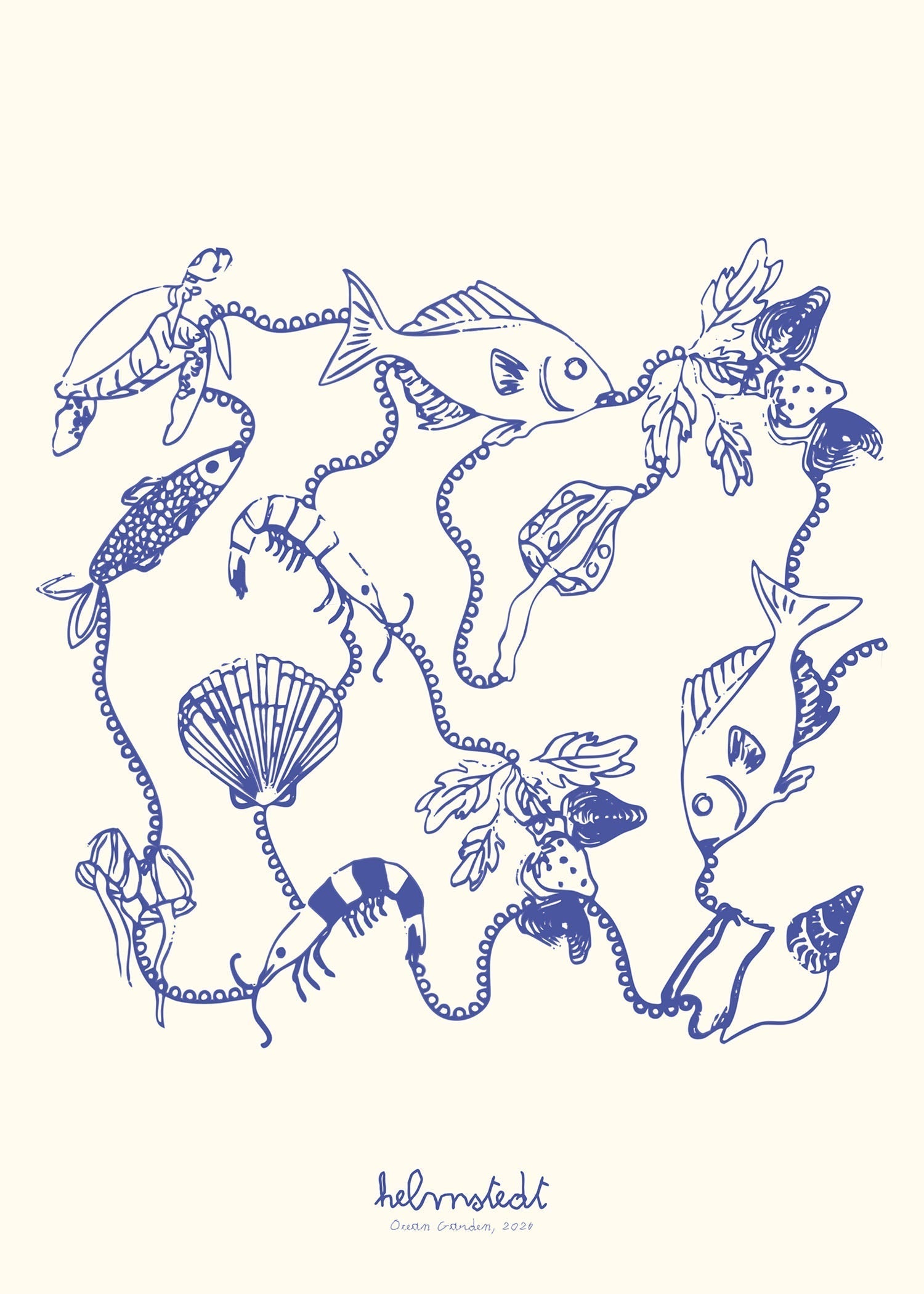 Ocean Garden – Blue