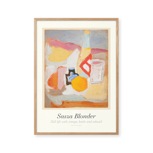 Still Life with Orange, Bottle and Inkwell