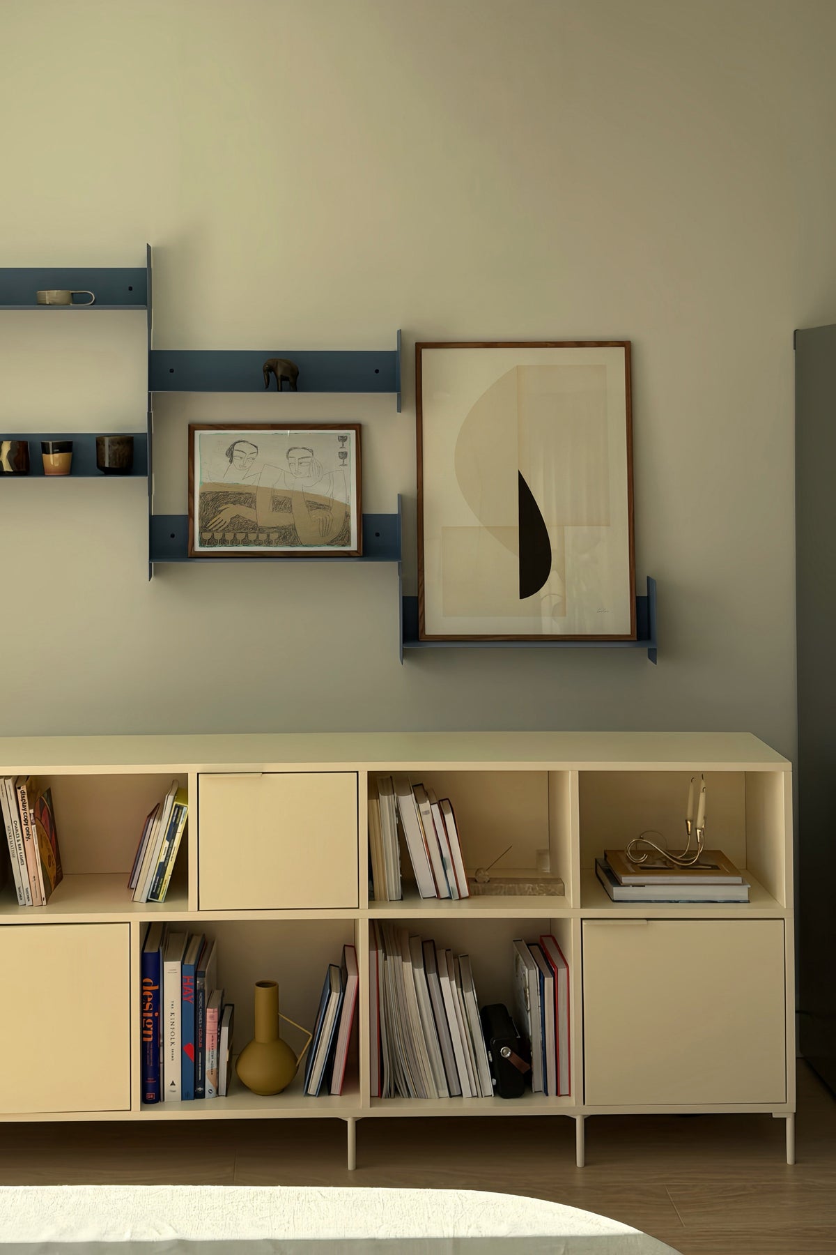 Minimalist gallery wall
